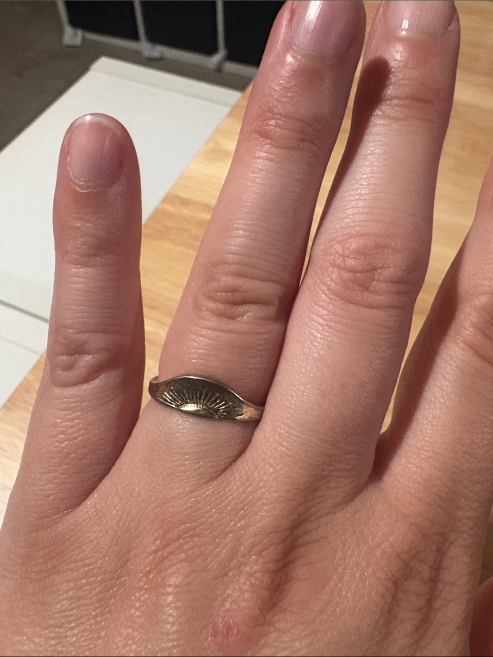 Pura Vida Size 7 Gold Sunburst Sunshine Ring